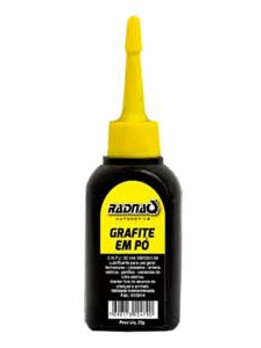 Grafite Po Lubrificante Universal Radnaq Embalagem 25g