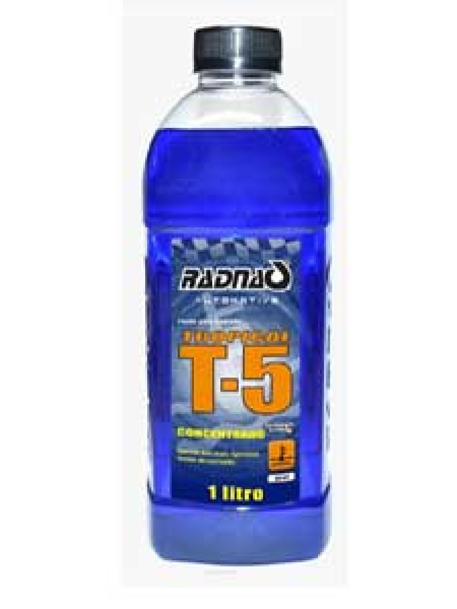 Aditivo Radiador T-5 Tropical Azul 1l Concentrado Fluido
