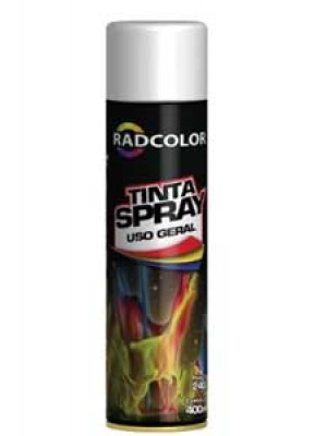 Tinta Spray Branco Brilhante 400 Ml Radnaq