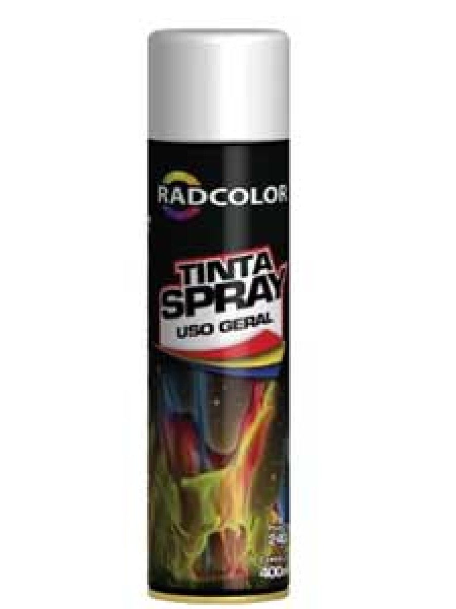 Tinta Spray Branco Brilhante 400 Ml Radnaq
