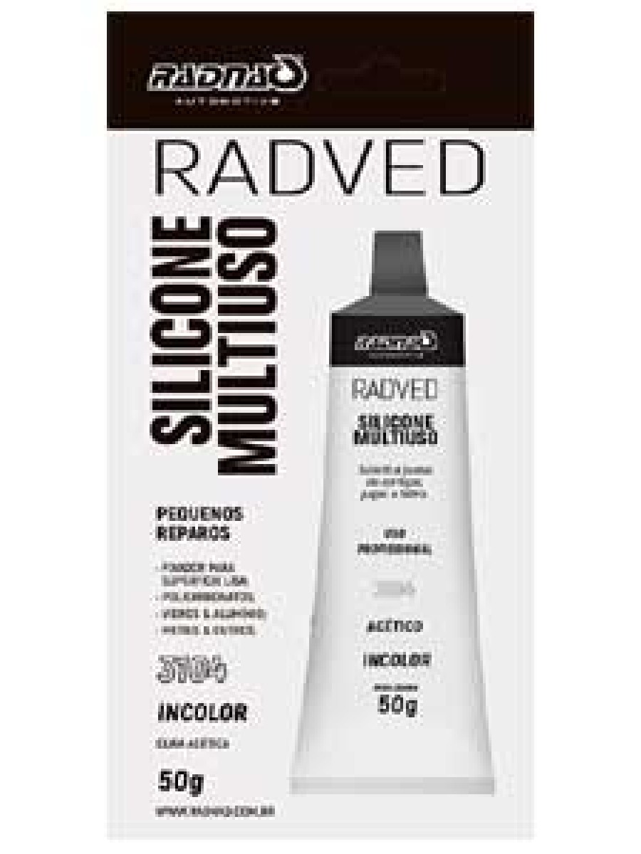 Silicone Incolor Multiuso Radved 50gr RADNAQ 