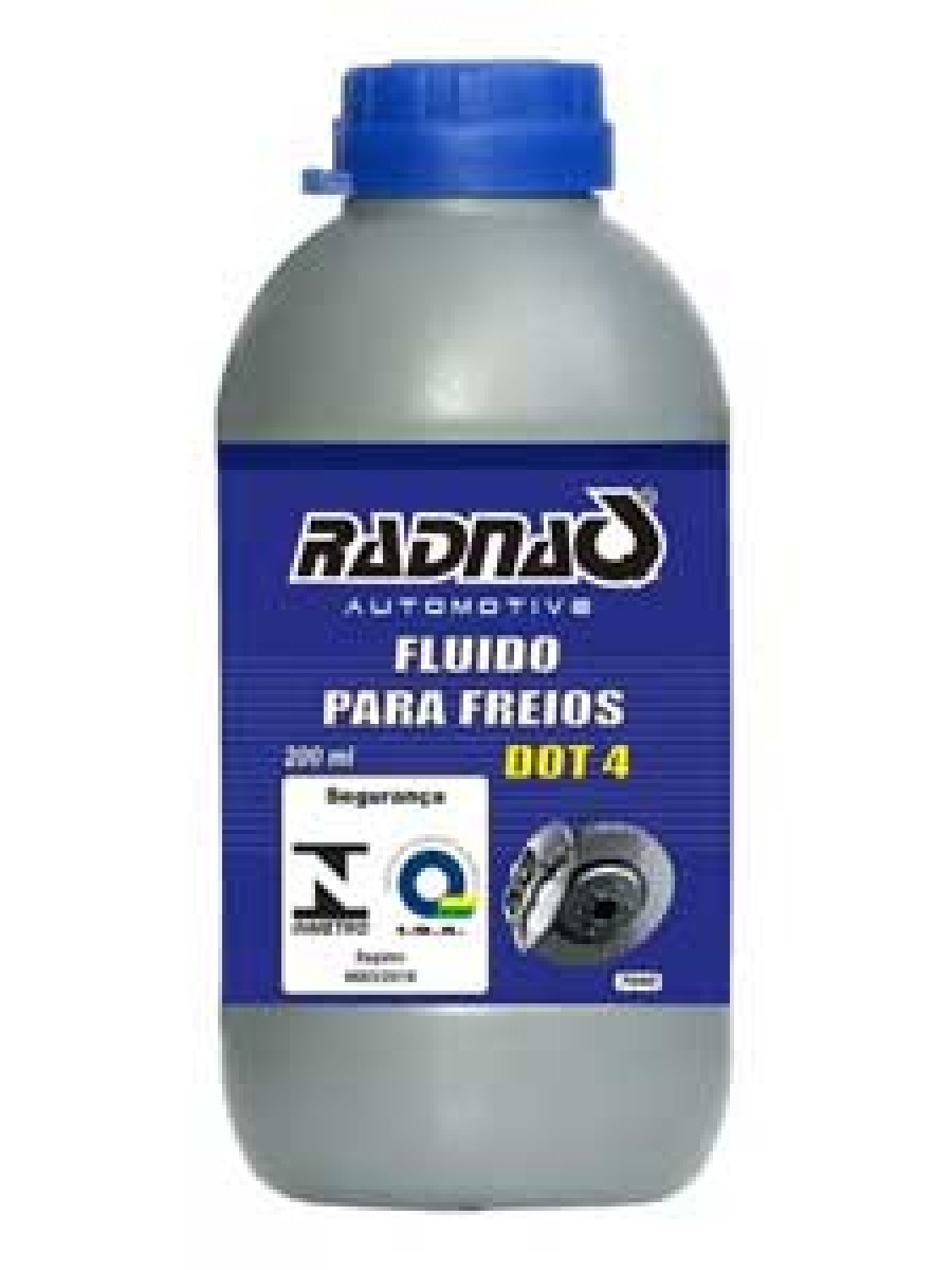 Fluido De Freio Radnaq Dot 4 200ml