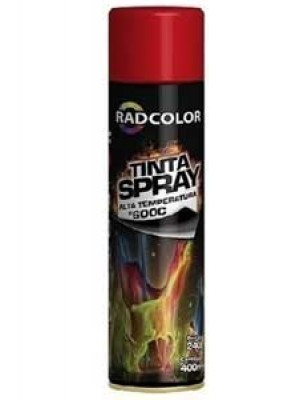 Tinta Sprai Alta Temperatura Vermelho Motor Pinça 600ºc