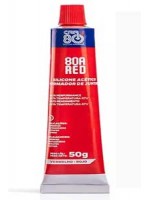 Cola Silicone Acético Veda Alta Temperatura Car80a Red 50g