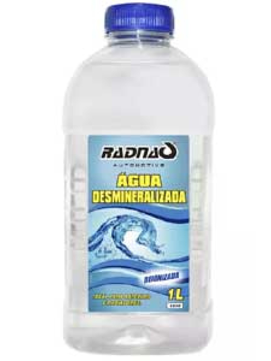 Água  Para Bateria Desmineralizada Deionizada 1 Litro - RADNAQ