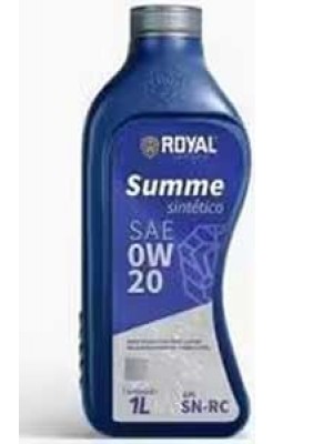 Óleo Lubrificante Motor Royal Summe 0w20 Sintético Sn-rc