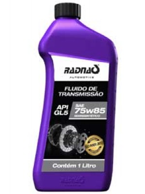 FLUIDO DE TRANSMISSÃO RADNAQ 75W85 1 LITRO FLUIDO DE TRANSMISSÃO RADNAQ 75W85 1 LITRO