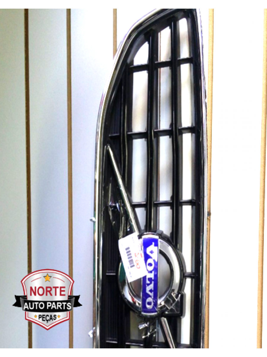 GRADE DO PARACHOQUE DA VOLVO S60 COM EMBLEMA ORIGINAL