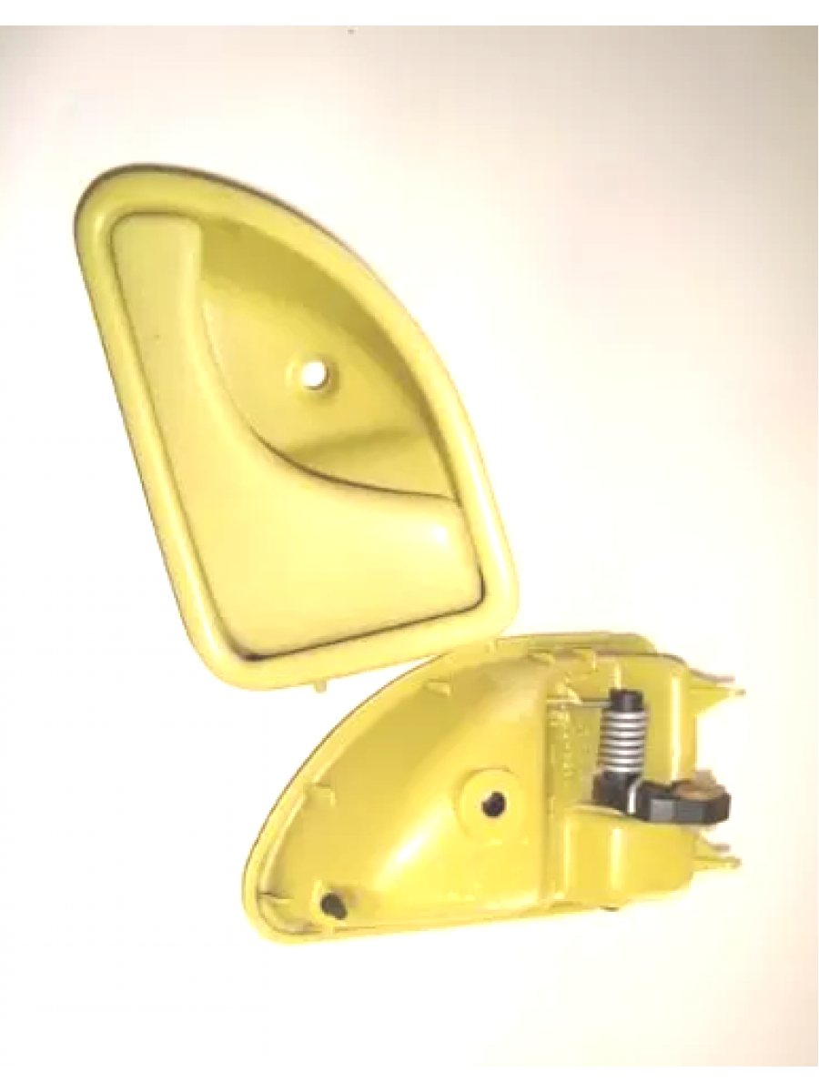 MAÇANETAS RENAULT TWINGO COR AMARELA ORIGINAL (PAR)